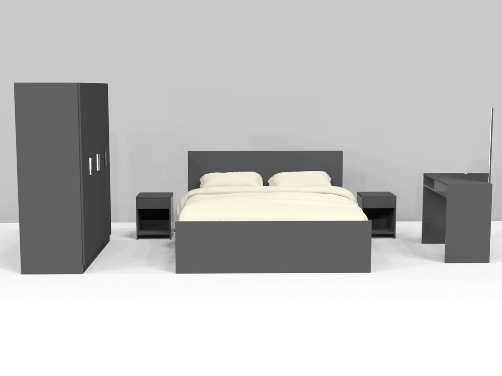 Lino Bedroom Set Gray
